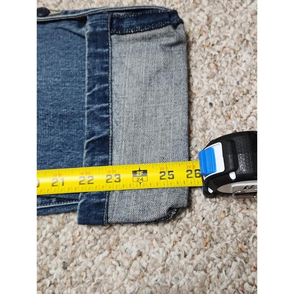 Tommy Hilfiger Size 6 Womens‎ Jeans Cropped Cuffed Capri Vintage Stretch